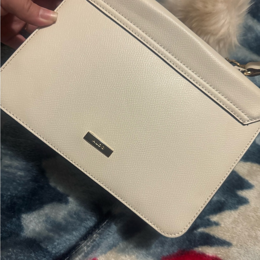 Aldo Cream Crossbody Bag